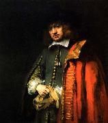 REMBRANDT Harmenszoon van Rijn Portrait of Jan Six, painting